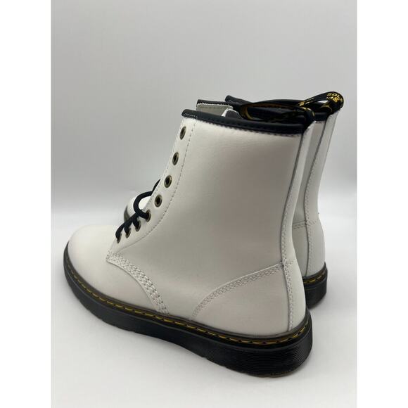 Dr Martens Zavala Boots White Patent Leather Women's Size 10 NEW - Picture 8 of 12
